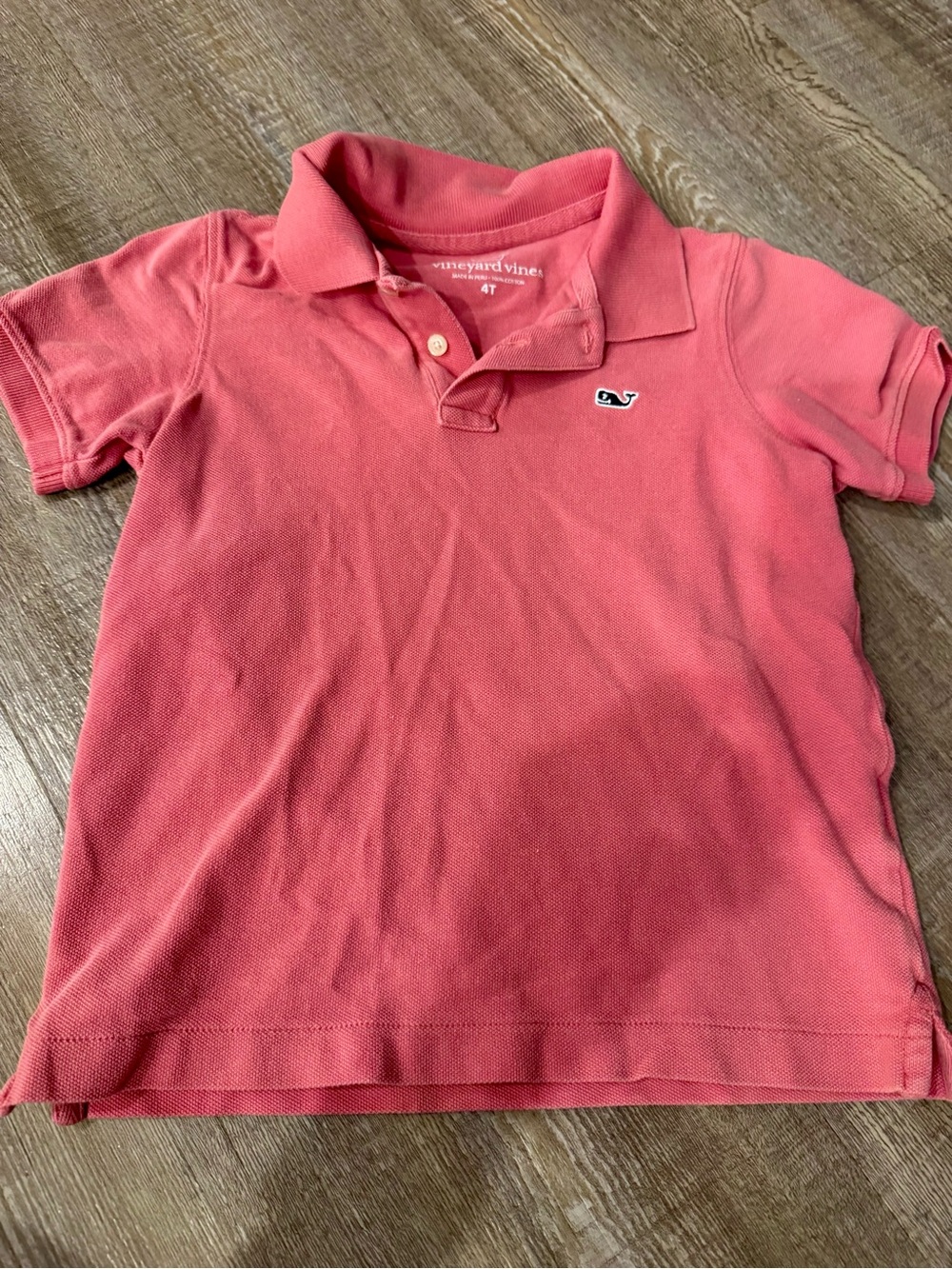 Vineyard Vines Kids Pink Polo Shirt